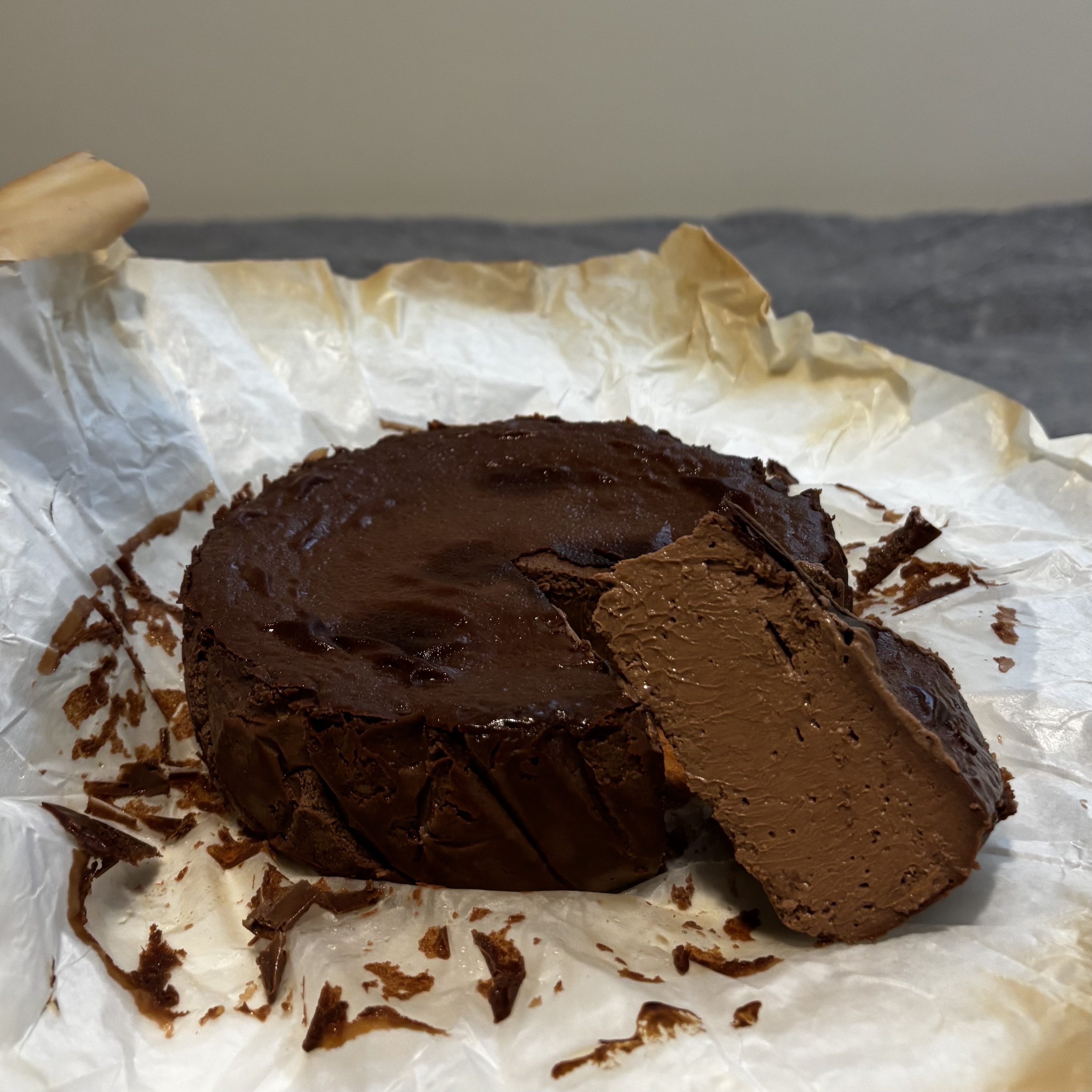 Chocolate Basque Cheesecake
